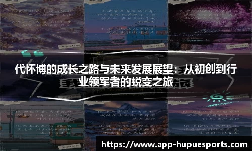 代怀博的成长之路与未来发展展望:从初创到行业领军者的蜕变之旅